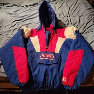 Starter Giants pullover jacket